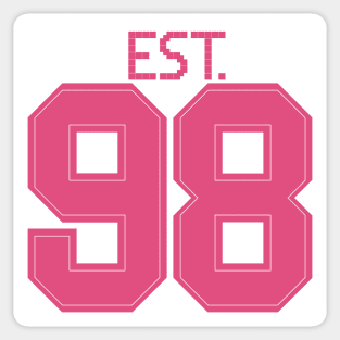 Est. 98 pink Sticker